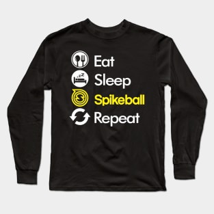 eat sleep spike Long Sleeve T-Shirt